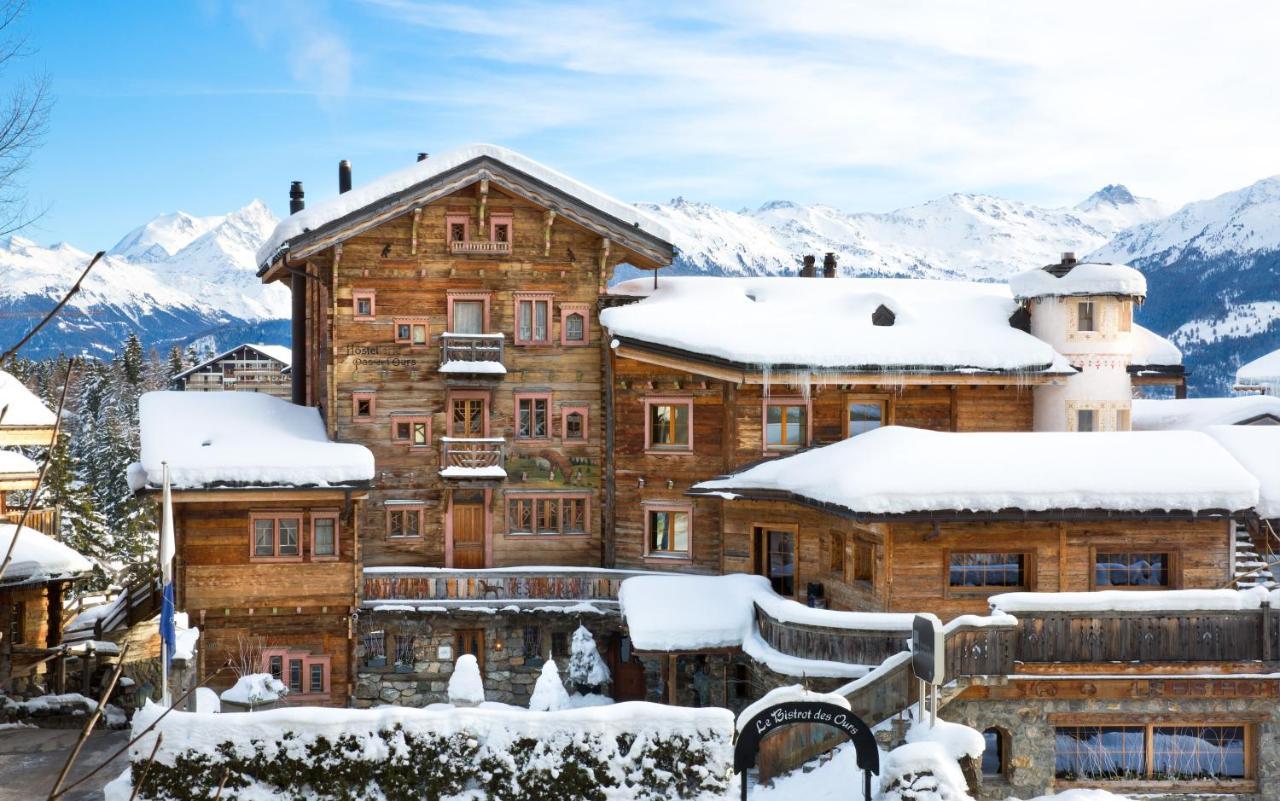 Hostellerie Du Pas De L'Ours "Relais Et Chateaux" Кран-Монтана Екстер'єр фото