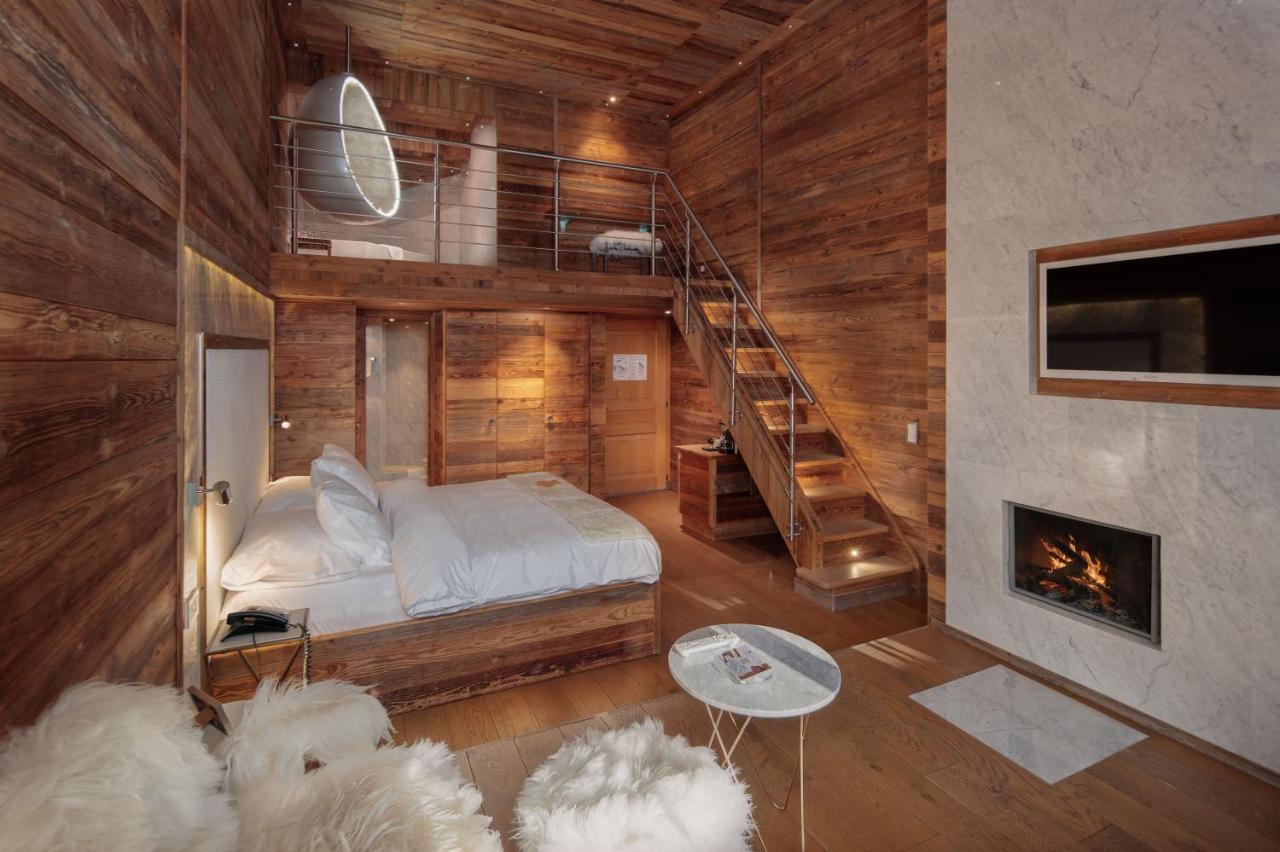 Hostellerie Du Pas De L'Ours "Relais Et Chateaux" Кран-Монтана Екстер'єр фото