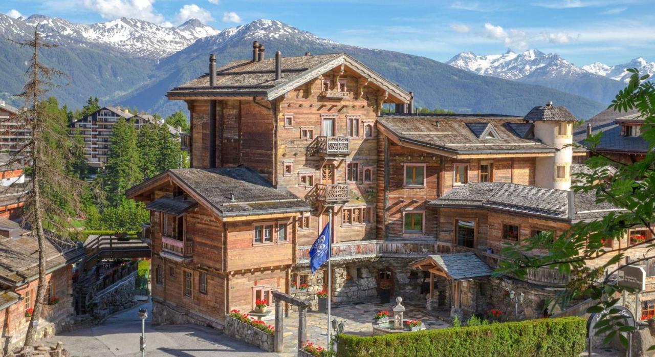 Hostellerie Du Pas De L'Ours "Relais Et Chateaux" Кран-Монтана Екстер'єр фото
