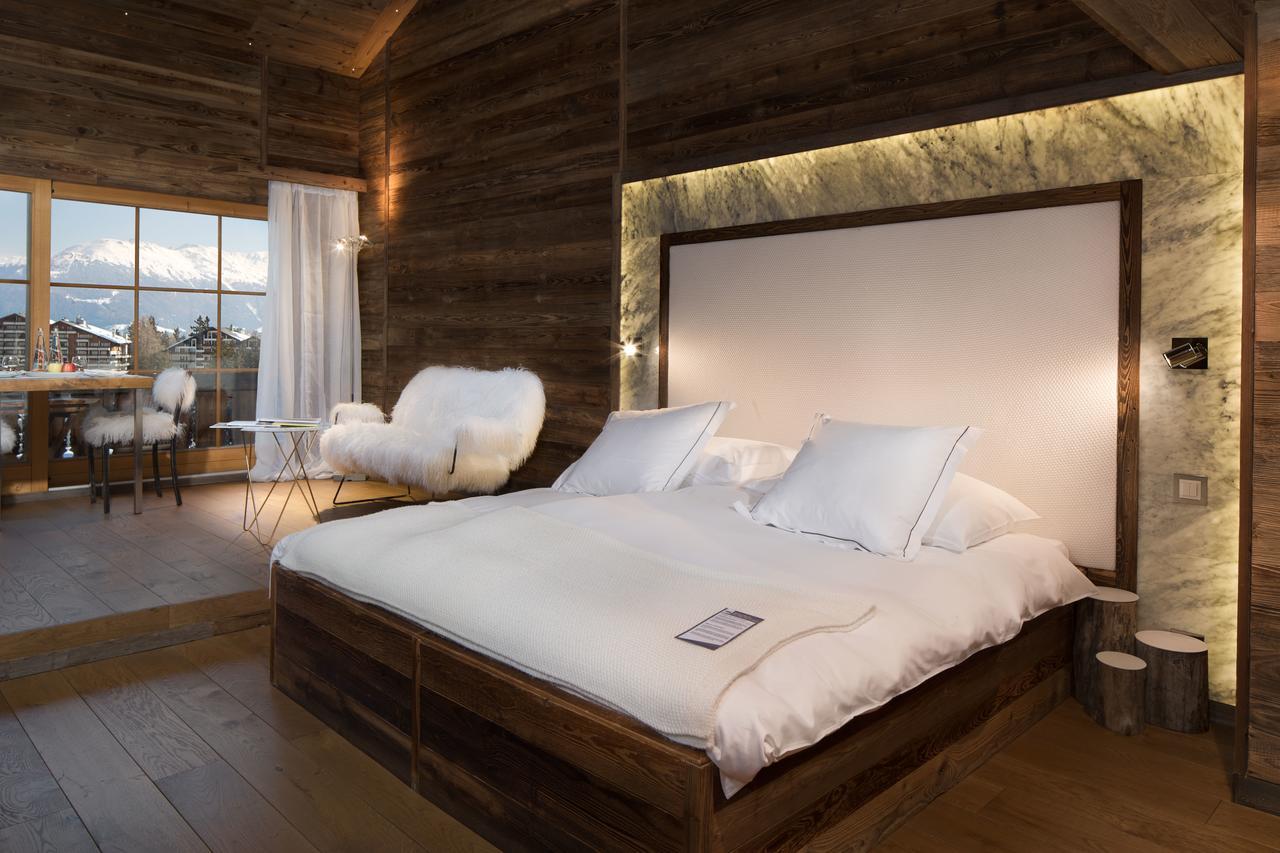 Hostellerie Du Pas De L'Ours "Relais Et Chateaux" Кран-Монтана Екстер'єр фото