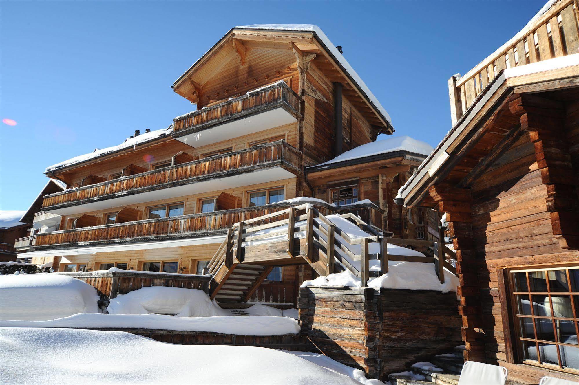 Hostellerie Du Pas De L'Ours "Relais Et Chateaux" Кран-Монтана Екстер'єр фото