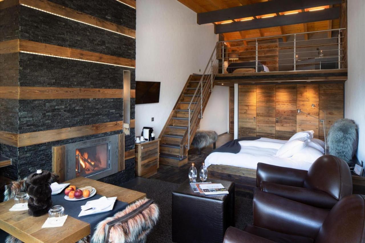 Hostellerie Du Pas De L'Ours "Relais Et Chateaux" Кран-Монтана Екстер'єр фото
