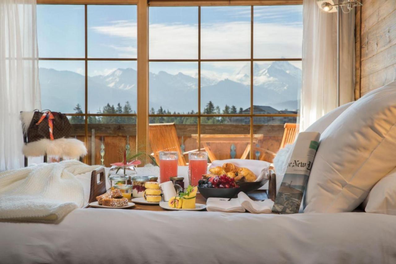 Hostellerie Du Pas De L'Ours "Relais Et Chateaux" Кран-Монтана Екстер'єр фото