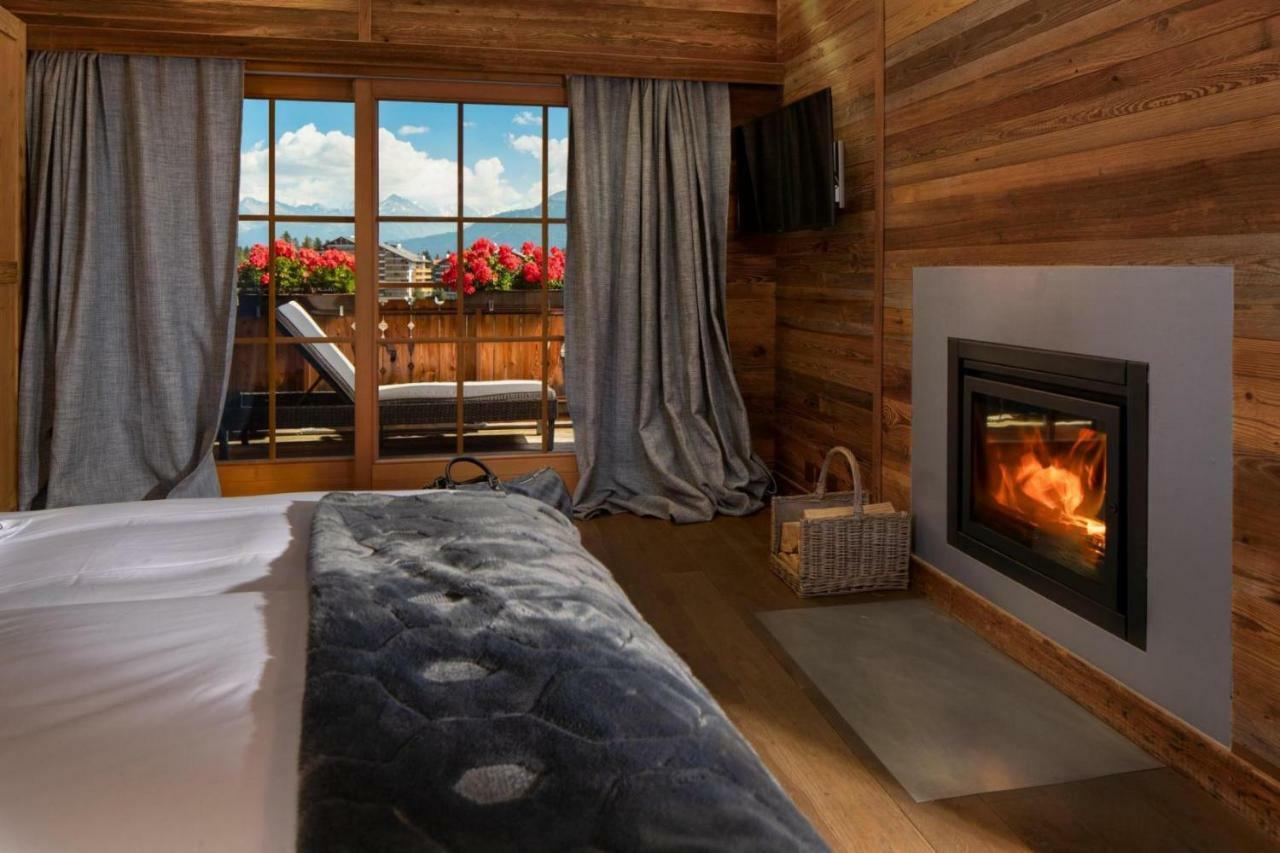 Hostellerie Du Pas De L'Ours "Relais Et Chateaux" Кран-Монтана Екстер'єр фото